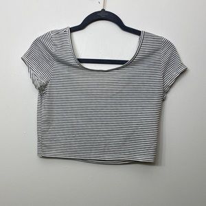 NWOT, American Eagle stripe crop top
